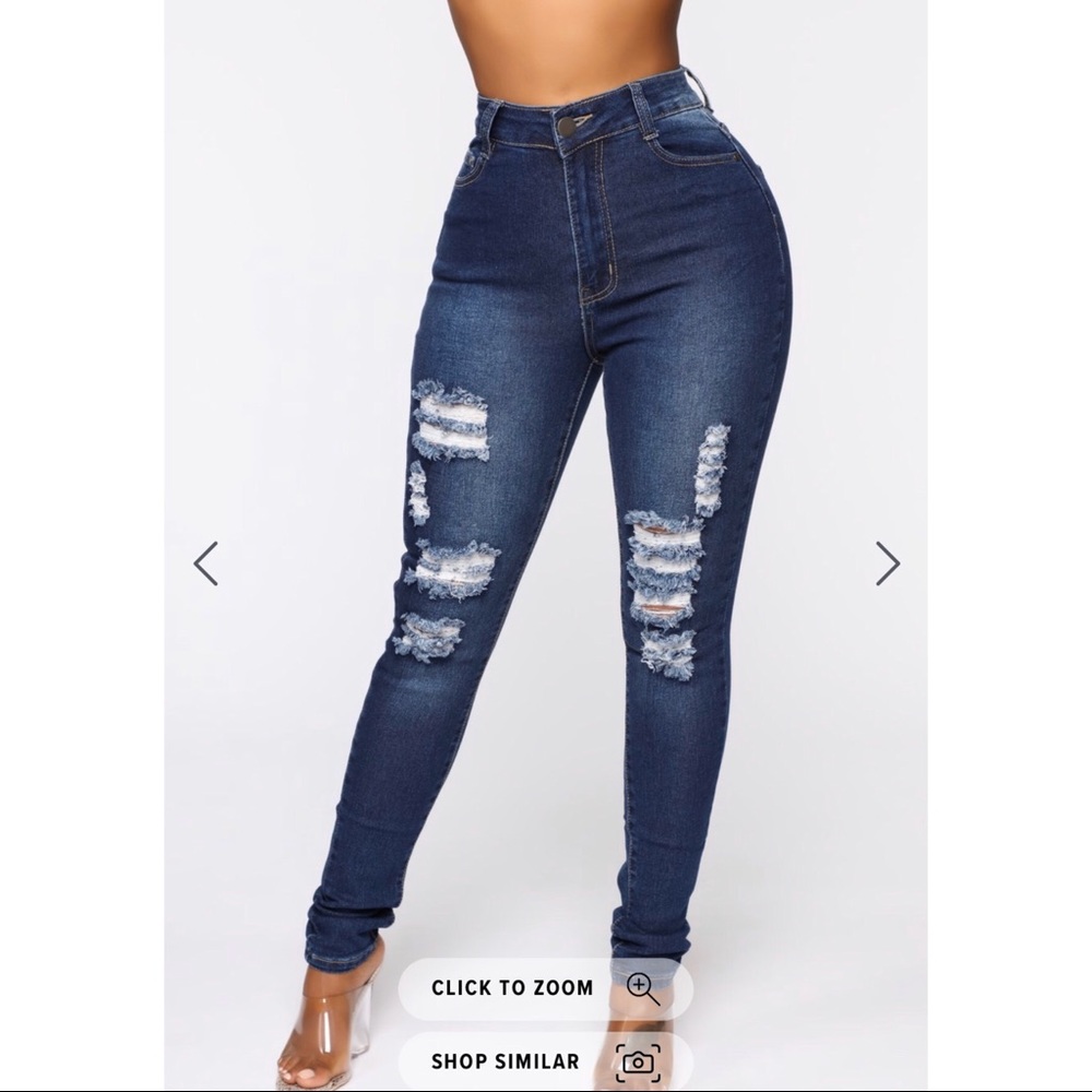 Fashion Nova skinny high rise Jeans 5/6